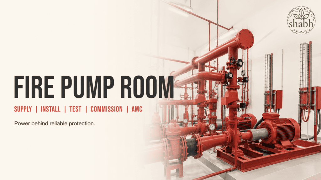 Commercial Fire Pump Room SITC and AMC Services
