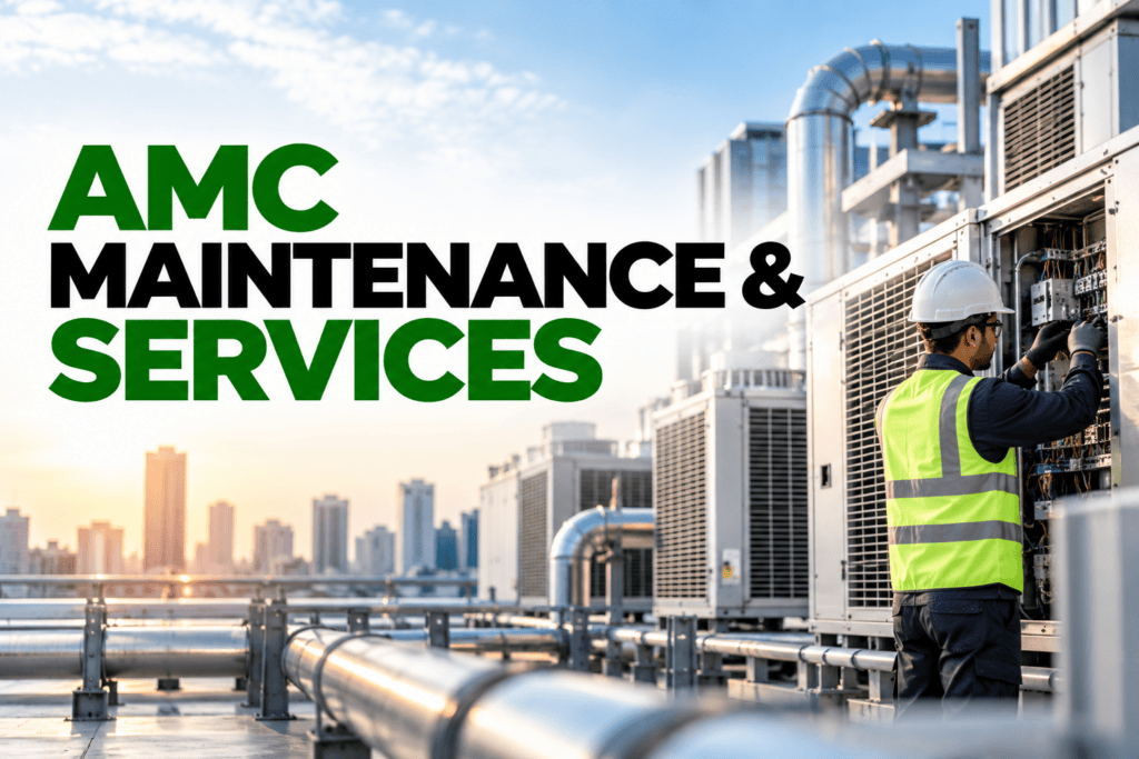 Expert fire safety AMC and comprehensive building maintenance contractor Card