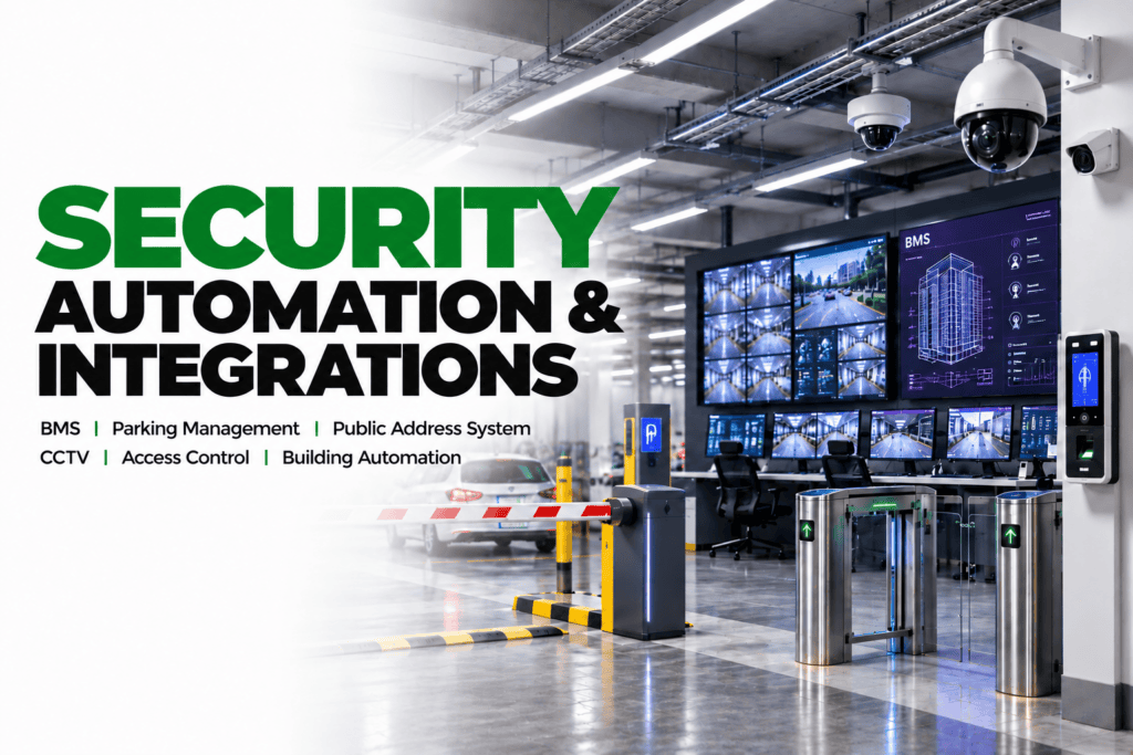 Expert security automation and turnkey MEP contractor card